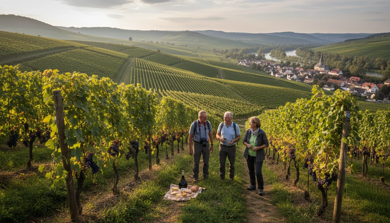 Malerische Weinberge in Franken